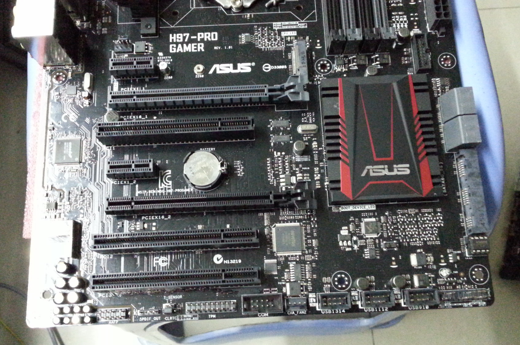 ASUS H97-PRO GAMER Motherboard LGA1150 Intel H97 DDR3 VGA DVI With I/O Shield